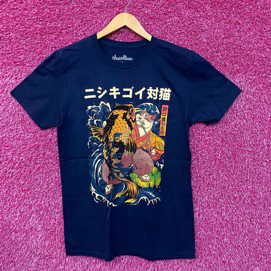 Kai Kat navy blue Tshirt size medium