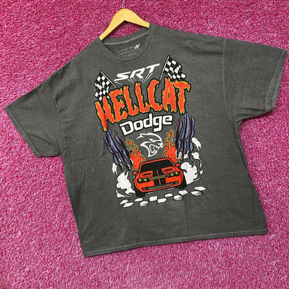 Dodge Hellcat SRT Racing Car Poster T-Shirt 3X