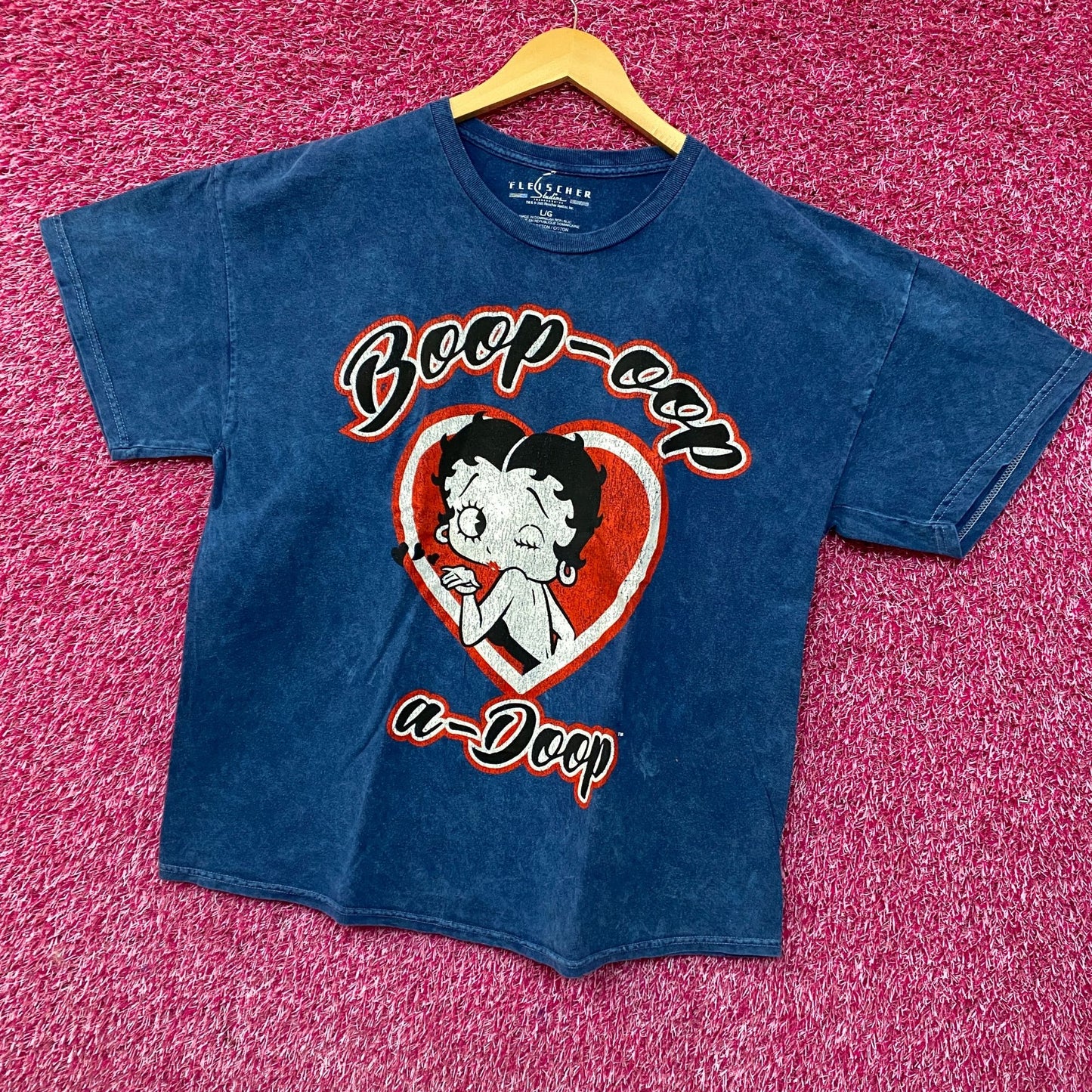 Betty Boop Boop-Oop-A-Doop Heart T-Shirt Large