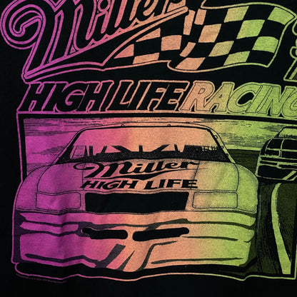 Junk Food Clothing Miller High Life Racing Graphic T-Shirt Large
