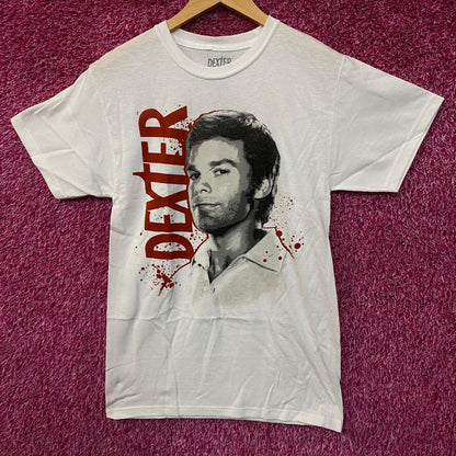 Dexter Blood Splatter Portrait T-Shirt Small