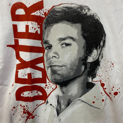 Dexter Blood Splatter Portrait T-Shirt Small