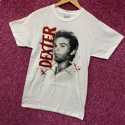 Dexter Blood Splatter Portrait T-Shirt Small