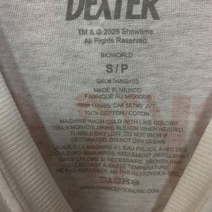 Dexter Blood Splatter Portrait T-Shirt Small