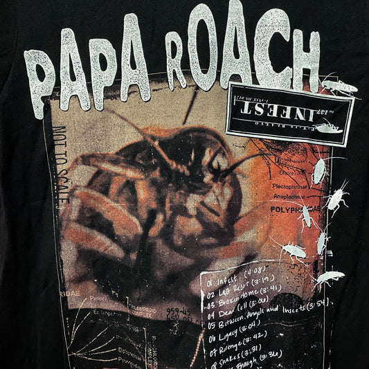Papa Roach "Infest" Album Cover Metal T-Shirt Small