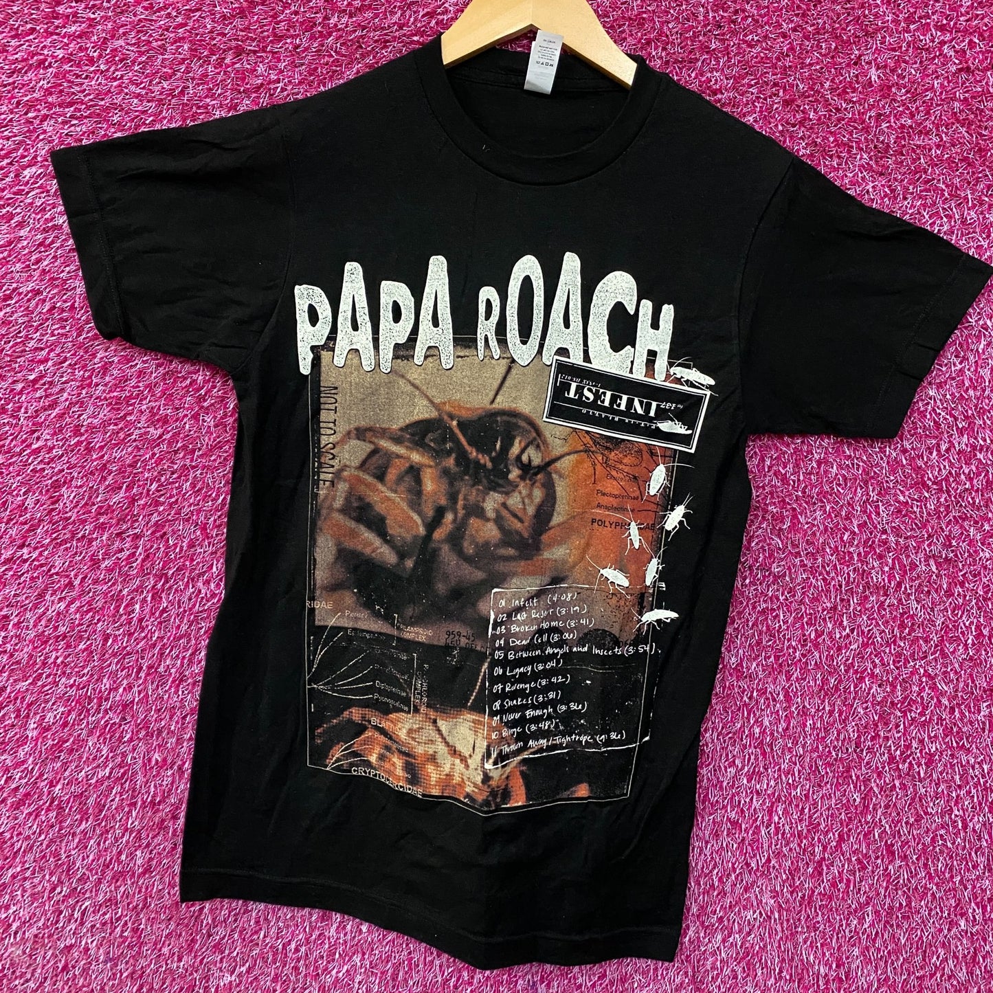 Papa Roach "Infest" Album Cover Metal T-Shirt Small