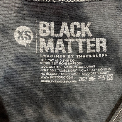 Black Matter The Cat and the Koi Graphic Design Tank Top Extra Small