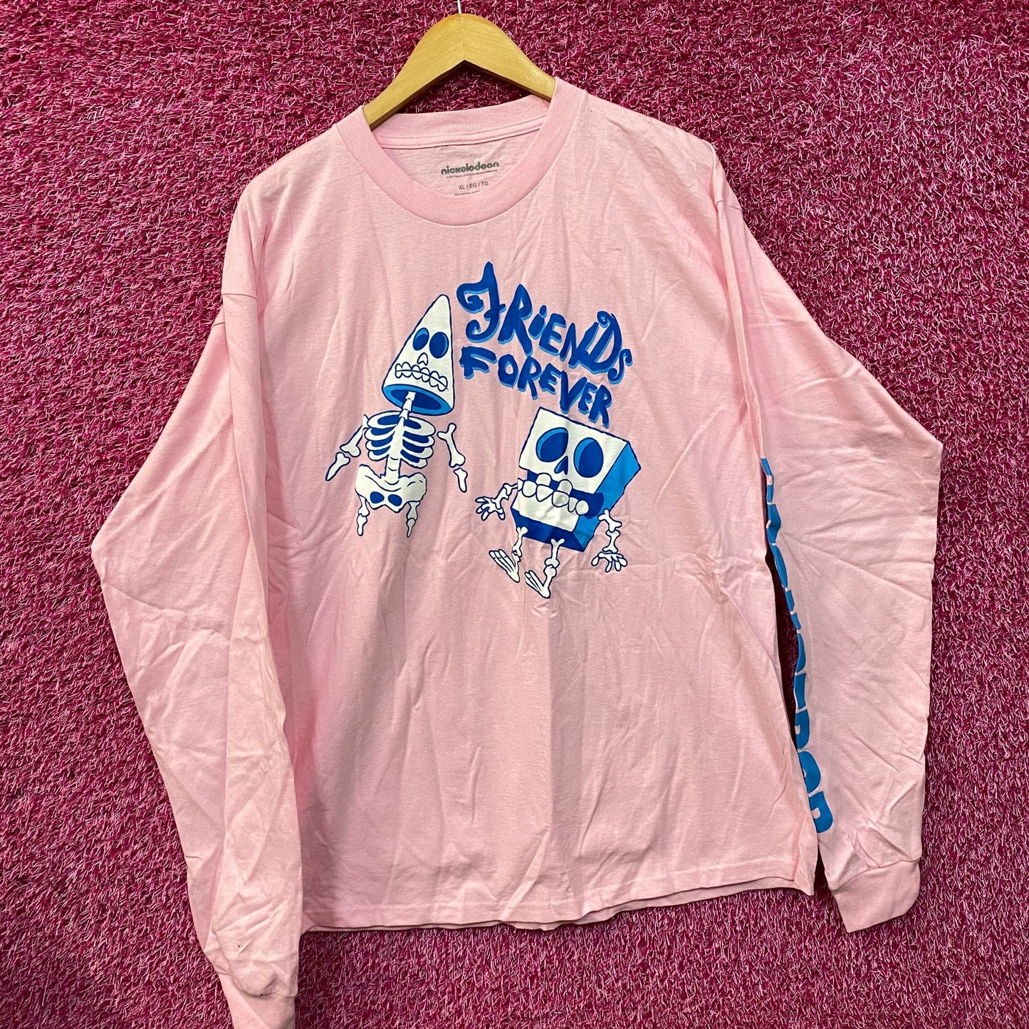 Nickelodeon Friends Forever SpongeBob SquarePants & Patrick Star Long Sleeve T-Shirt XL