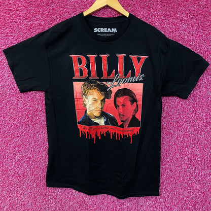 Scream Billy Loomis Horror Movie Classic T-Shirt Large