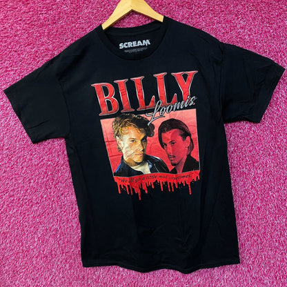 Scream Billy Loomis Horror Movie Classic T-Shirt Large