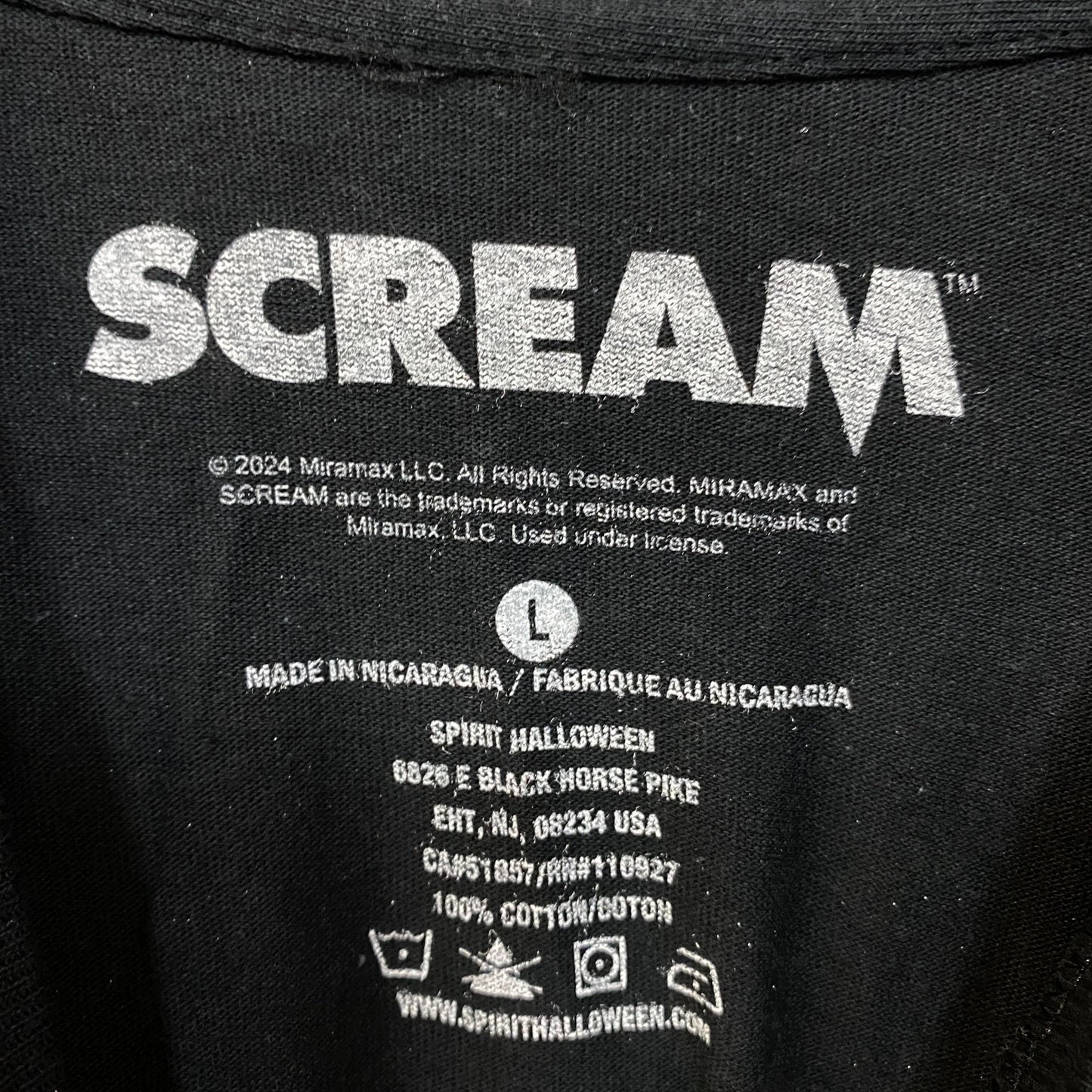 Scream Billy Loomis Horror Movie Classic T-Shirt Large
