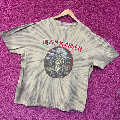 Iron Maiden Killers Album Cover Heavy Metal Band Tie Dye 2XL