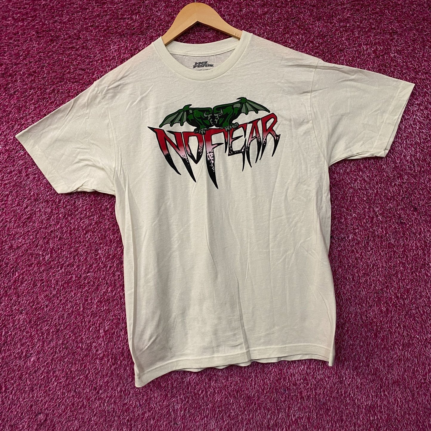 No Fear Vintage Style Gargoyle Graphic Tee Large