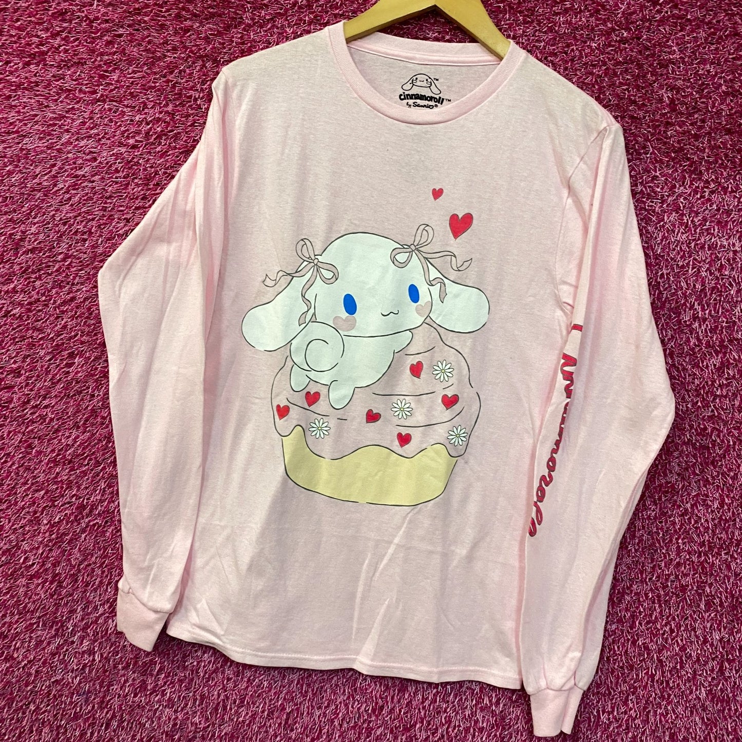 Sanrio Cinnamoroll Cupcake Long Sleeve T-Shirt Small