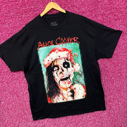 Alice Cooper Santa Claws is Coming to Town Xmas Album Tee XL