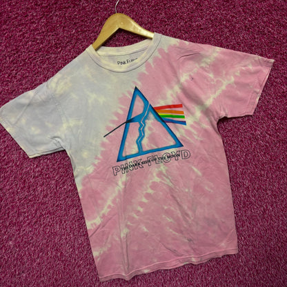 Pink Floyd The Dark Side of the Moon Album Rock Tie Dye M