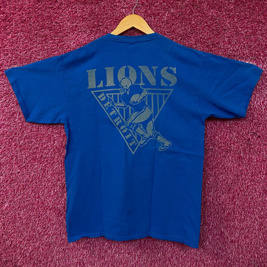 Detroit Lions Monochrome Running Back Tshirt size Medium