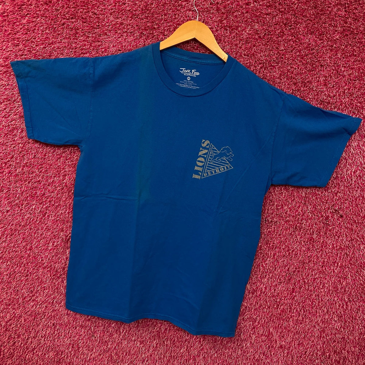 Detroit Lions Monochrome Running Back Tshirt size Medium