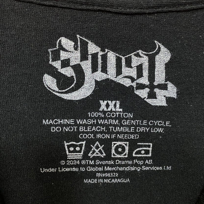 Ghost Cardinal Copia Crystal Ball Cards Heavy Metal Rock T-Shirt 2XL