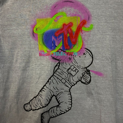 MTV Astronaut Moon Man Trophy Poster T-Shirt XL