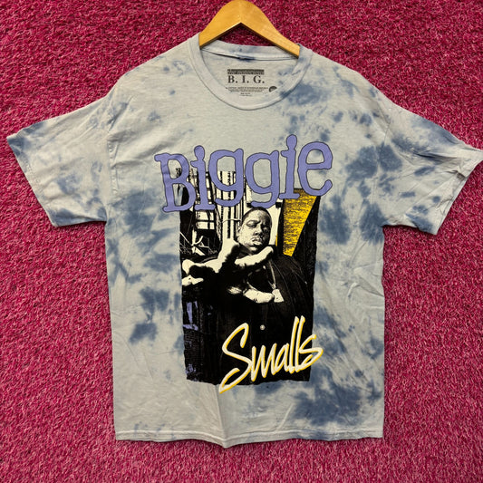 The Notorious B.I.G. Biggie Smalls Born Again Rap Tie Dye tshirt size M