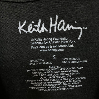 Keith Haring Dancing Dog Graphic Design T-shirt Small
