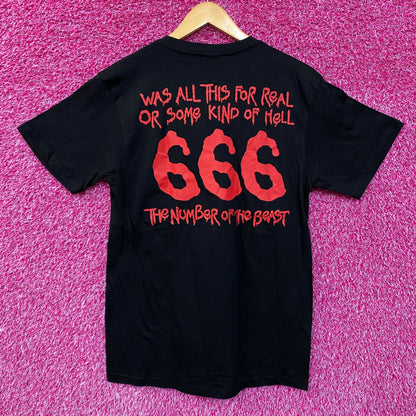 Iron Maiden Number Of the Beast Rock Tshirt size Medium