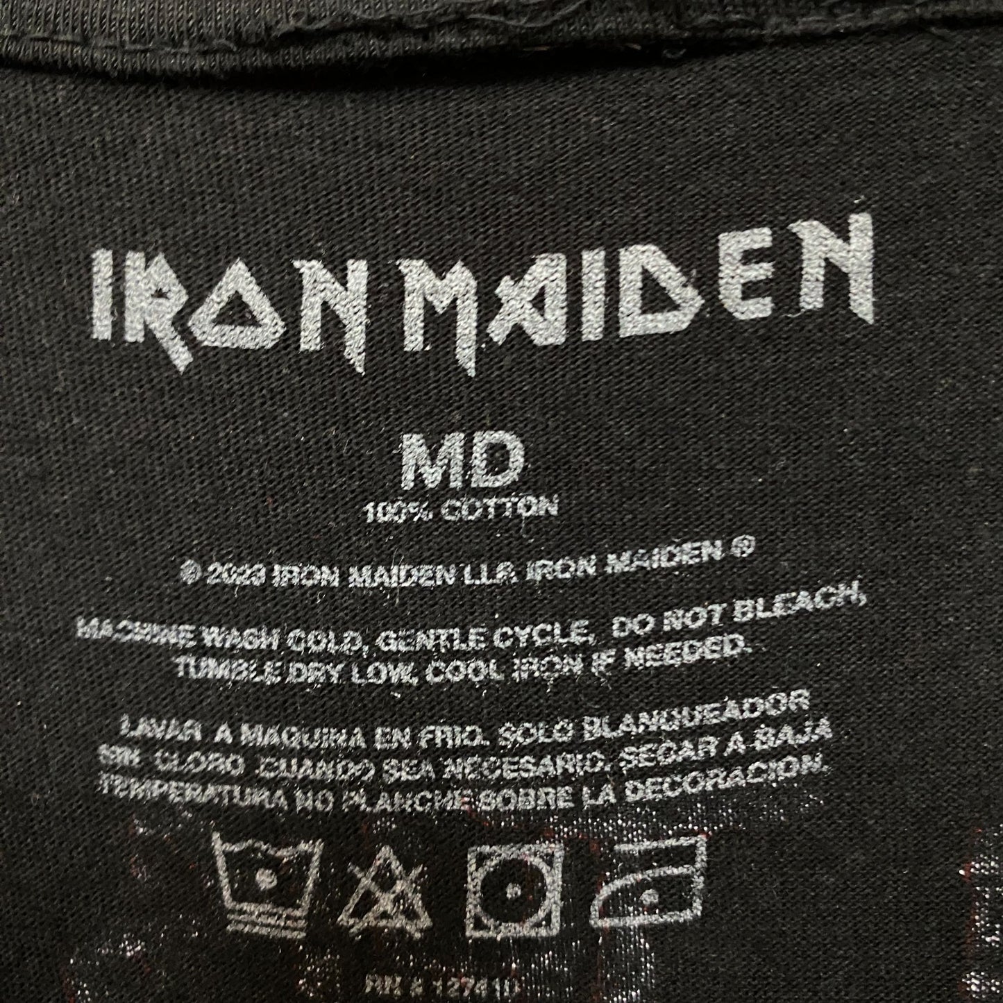 Iron Maiden Number Of the Beast Rock Tshirt size Medium