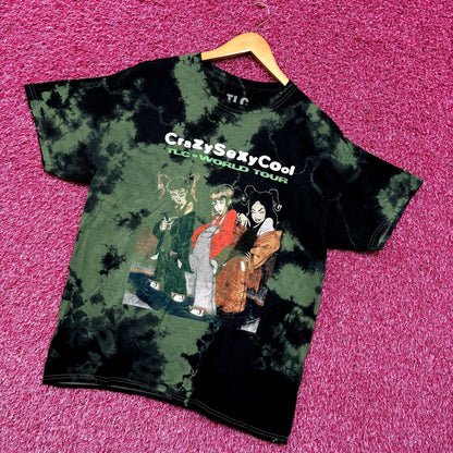 TLC Crazy Sexy Cool World Tour Animated Hip Hop Tie Dye L