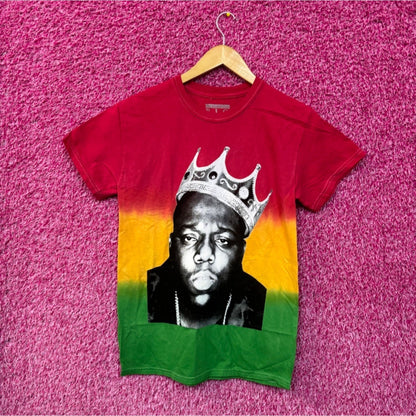 The Notorious BIG King of New York Rap Tricolor Dip-Dye S