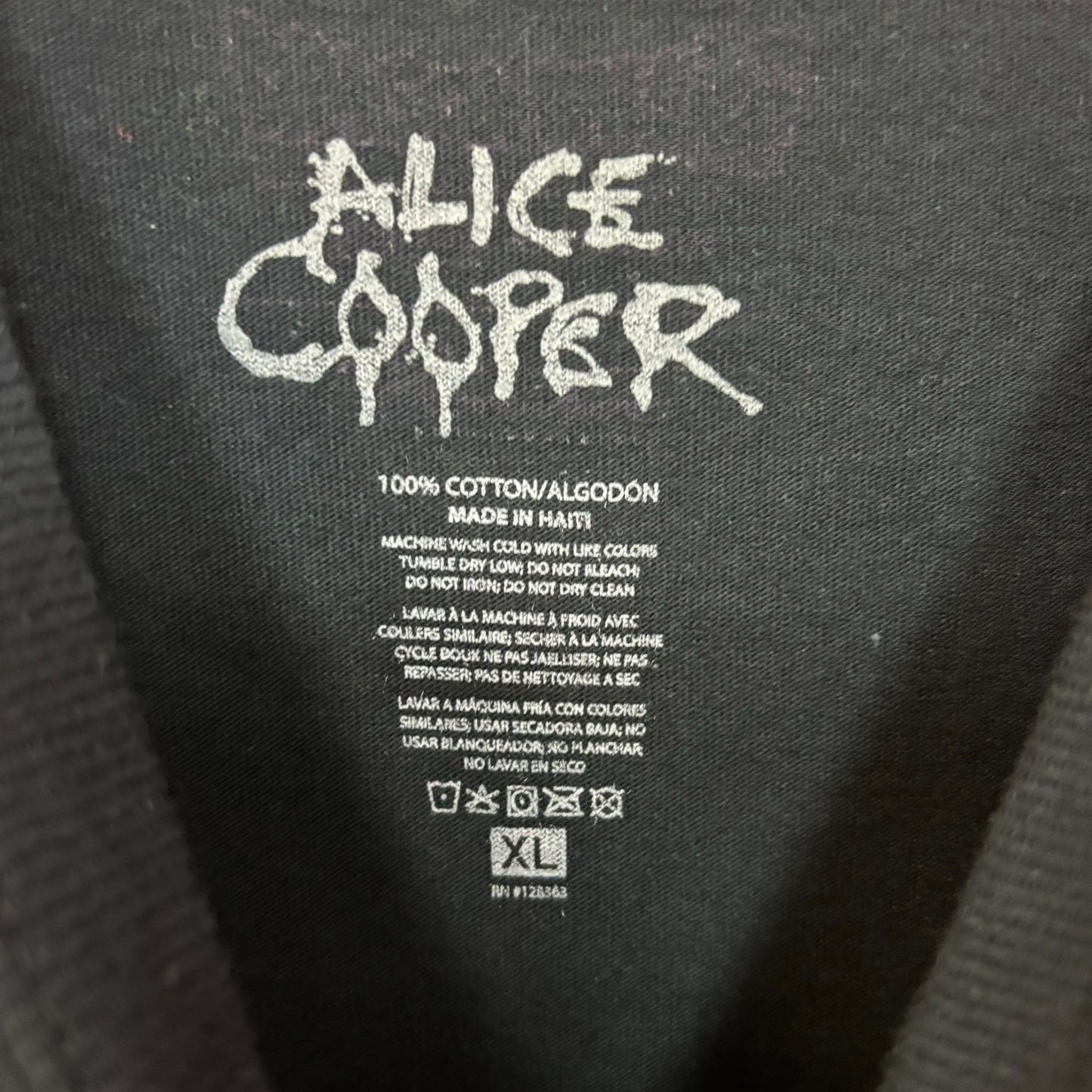 Alice Cooper Santa Claws is Coming to Town Xmas Album Tee XL