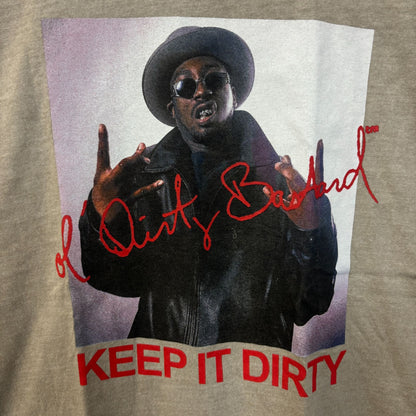 Wutang clan Ol' Dirty Bastard Keep it Dirty rap tee size large