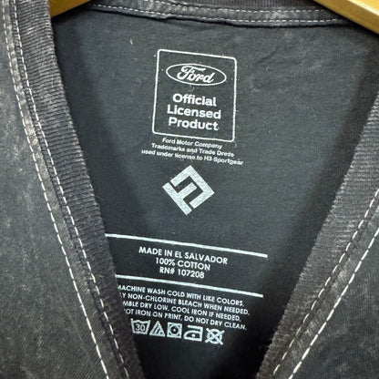 Ford Mustang Unleashed Horses Tropical Sunset Promo Tee M