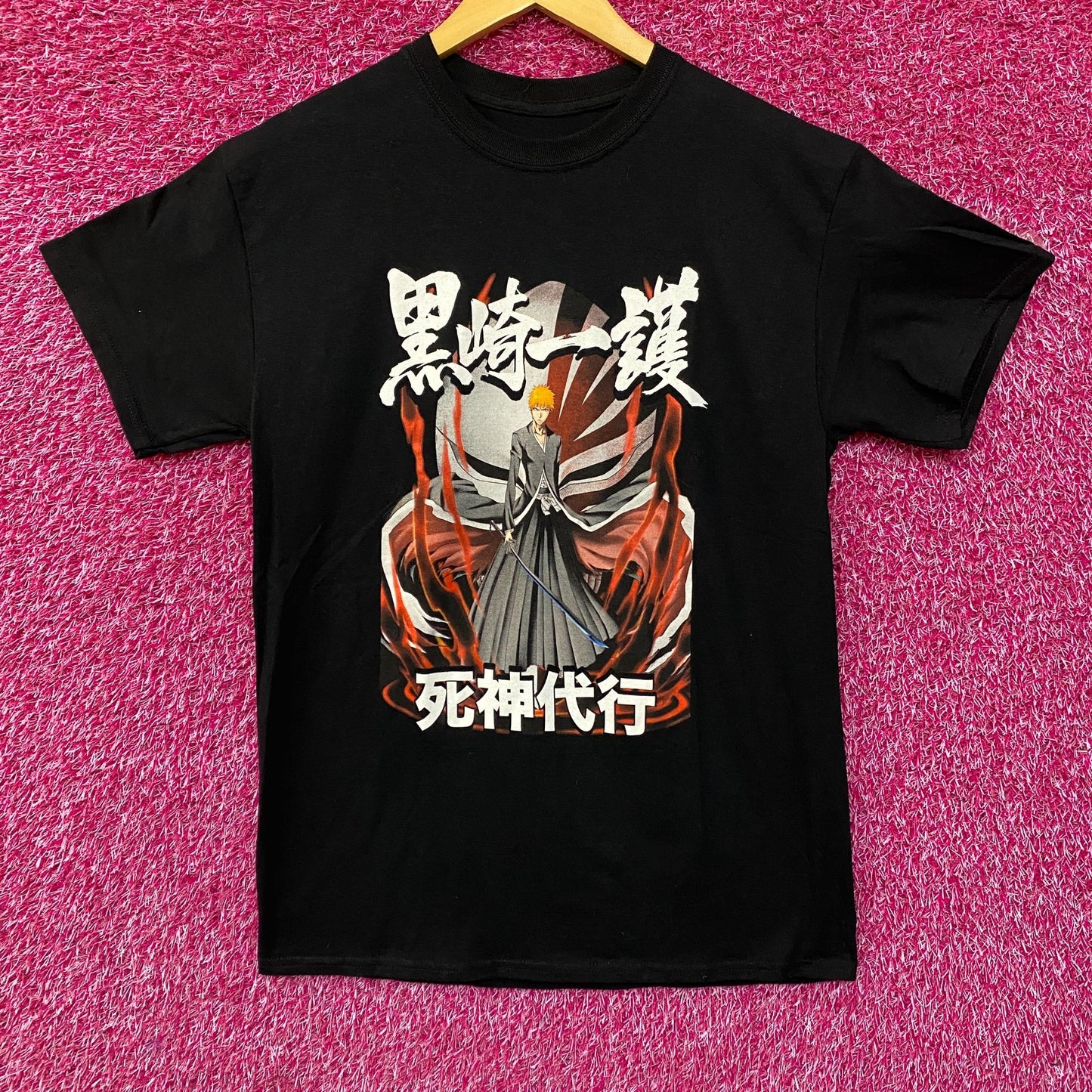 Bleach Ichigo Kurosaki Shinigami Daikou- Substitute Soul Reaper Anime T-Shirt Small