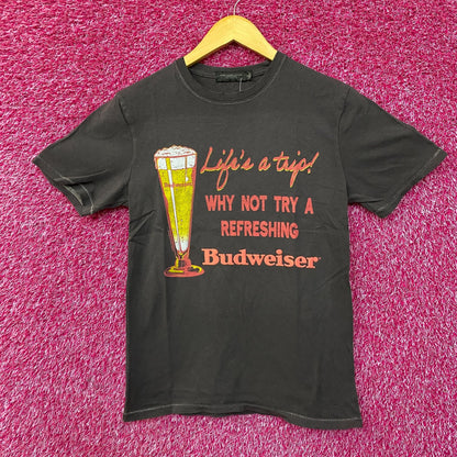 Junk Food Budweiser Life's a Trip Vintage Style Graphic T-Shirt XS