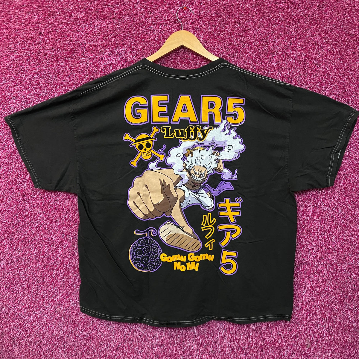 Monkey D Luffy Gear 5 Gomu Gomu No Mi One Piece Anime Tee 2XL