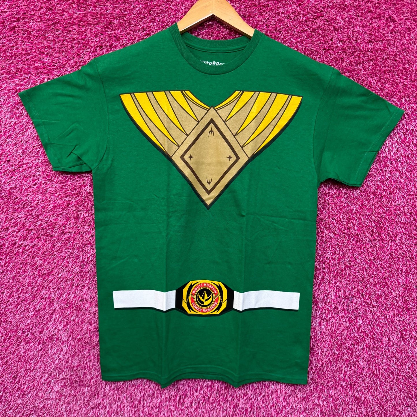 Power Rangers Green Dragon Power Ranger Armor Costume Tee M