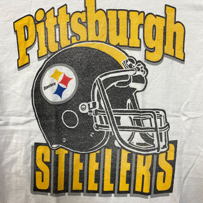 Junk Food Pittsburgh Steelers Football Helmet Logo T-Shirt XS