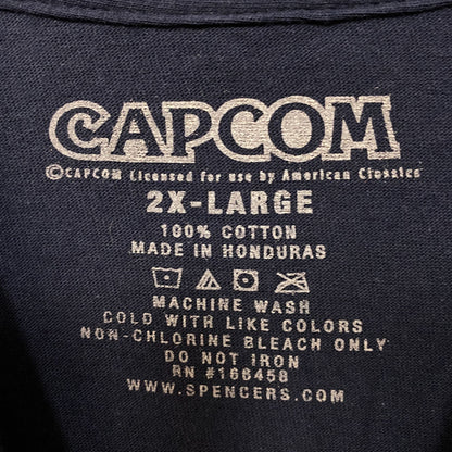 Mega Man Press Start II Retro Graphic T-Shirt 2XL