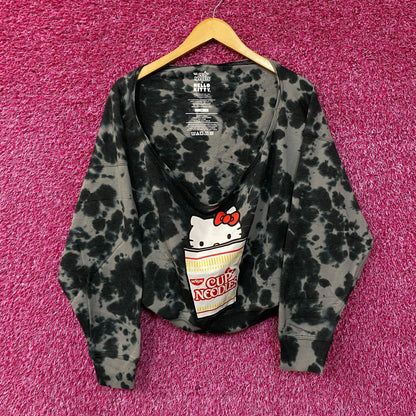 Hello Kitty X Nissin Cup noodles tiedye Crop Top size 1X
