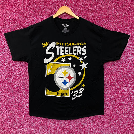 Junk Food Clothing Pittsburgh Steelers Star Power Graphic T-Shirt Medium