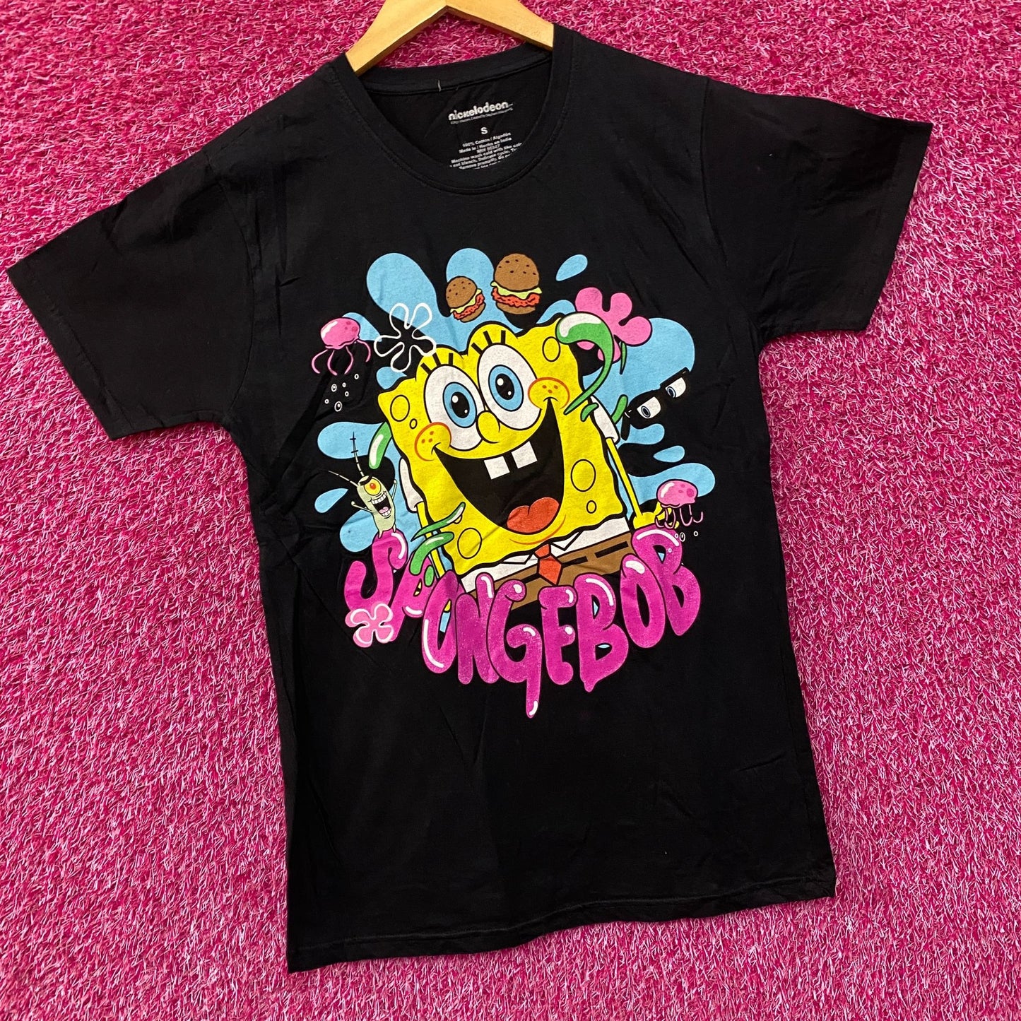 Nickelodeon SpongeBob SquarePants Cartoon T-Shirt Small