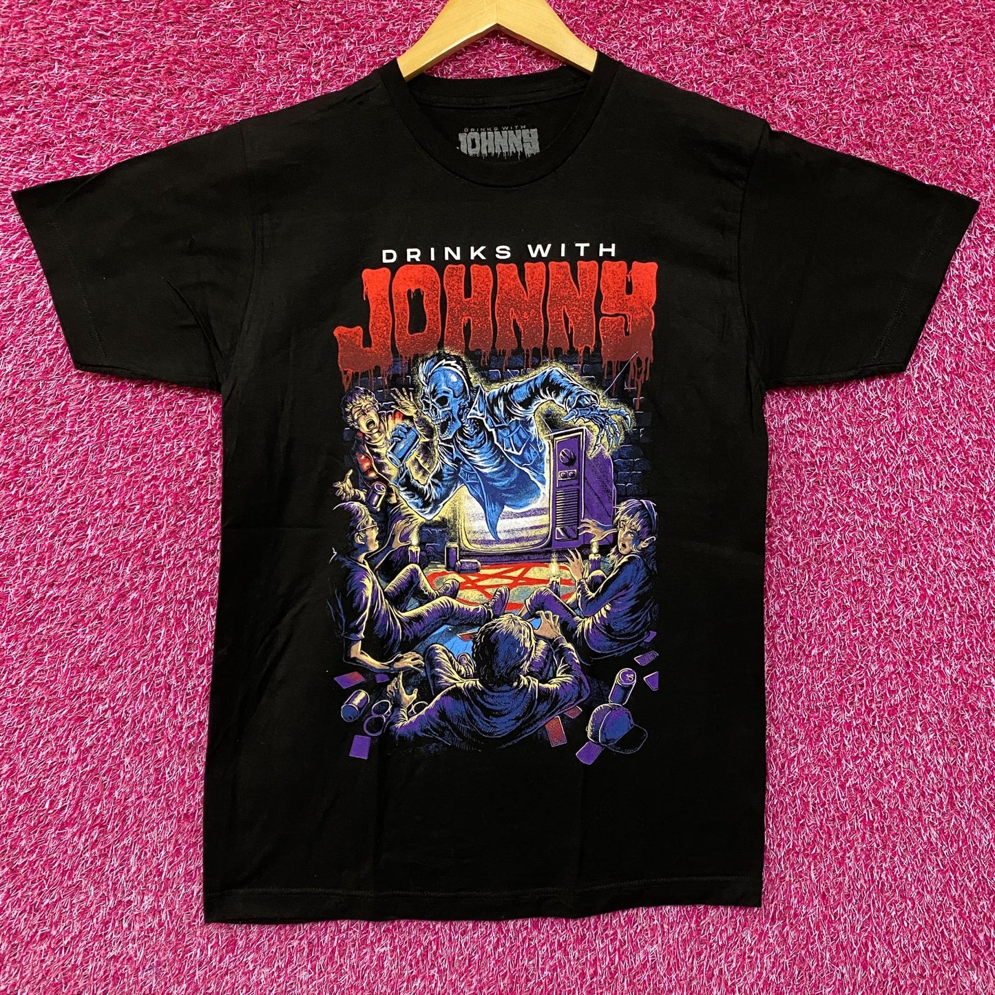 Drinks With Johnny The Summoning T-Shirt Medium