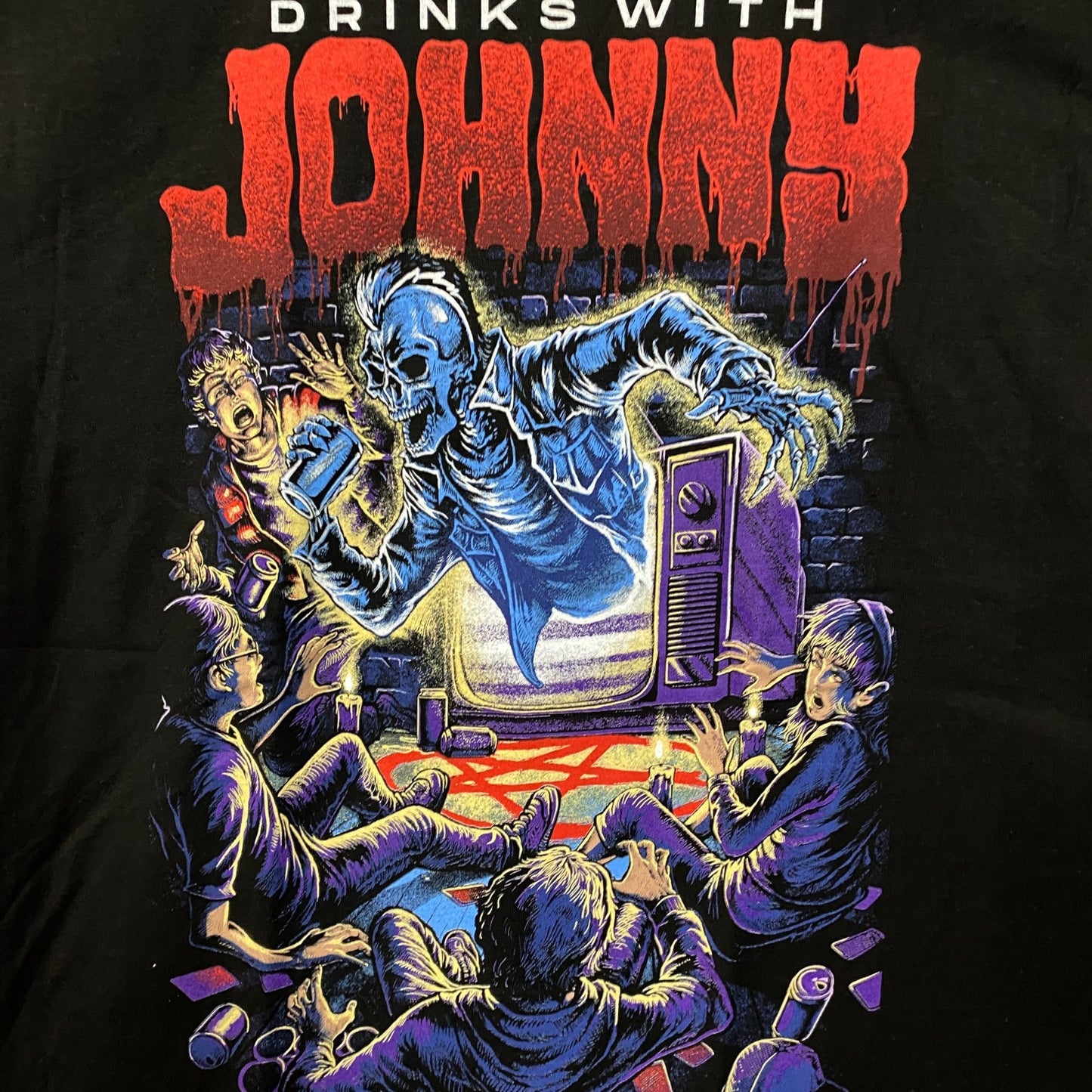 Drinks With Johnny The Summoning T-Shirt Medium