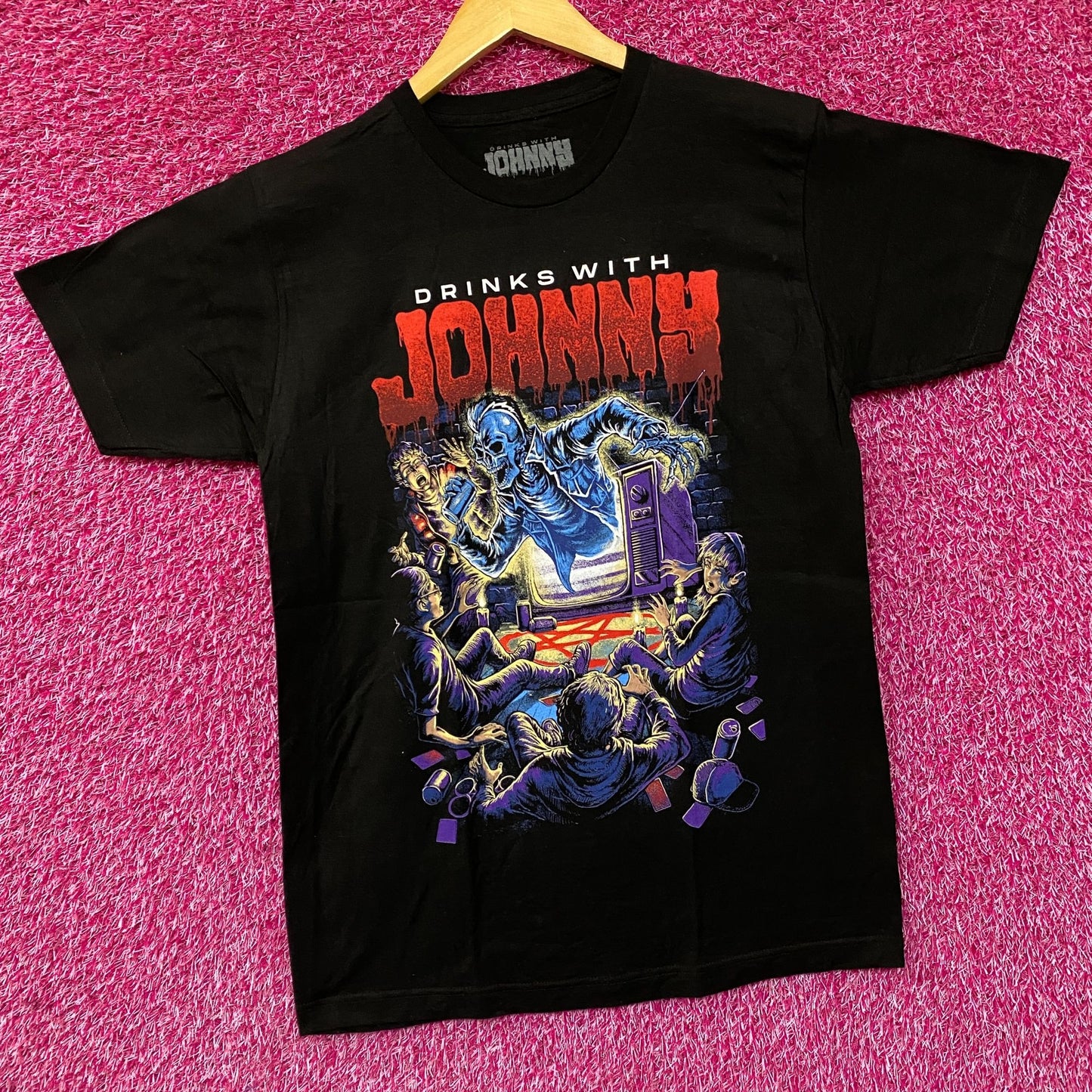 Drinks With Johnny The Summoning T-Shirt Medium