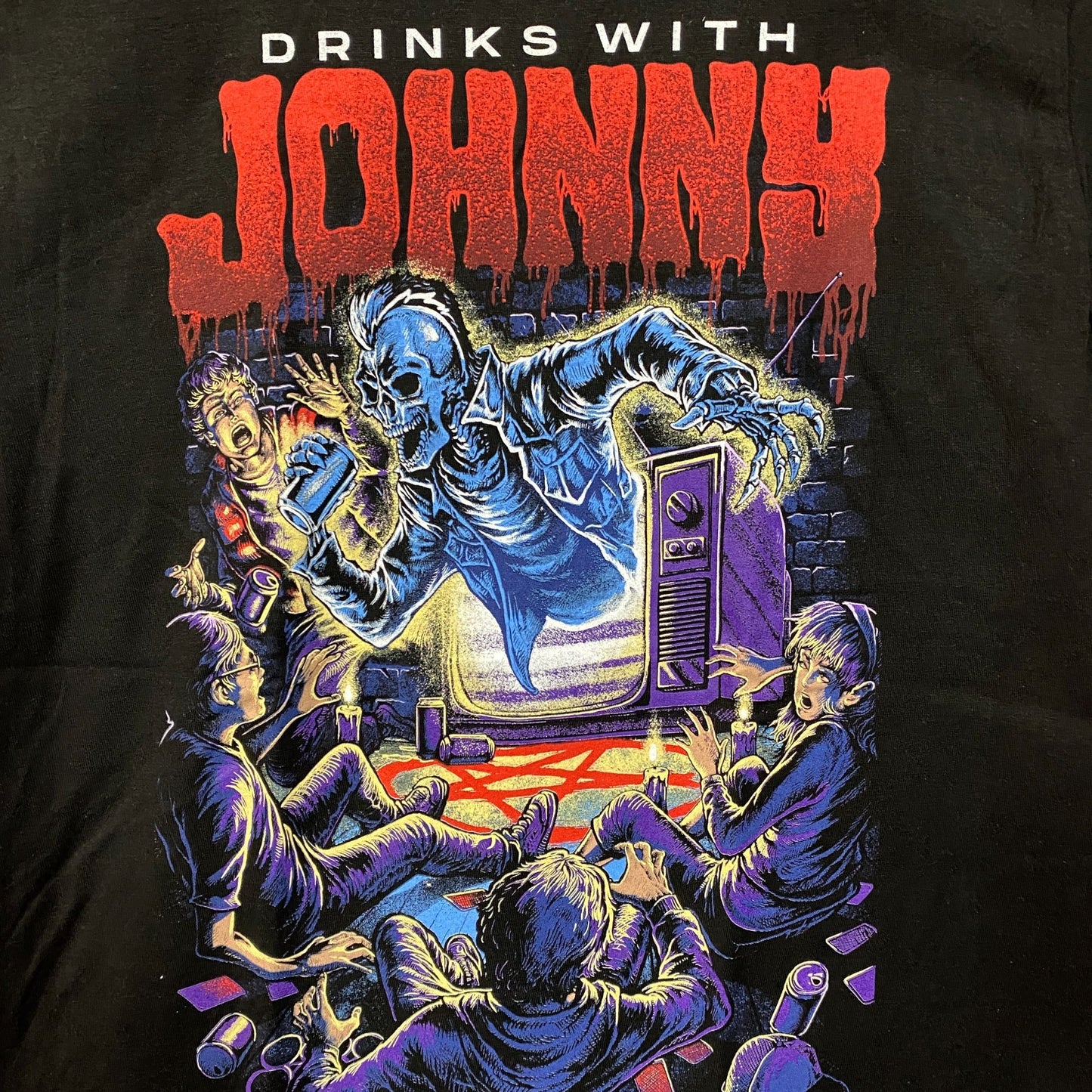 Drinks With Johnny The Summoning T-Shirt Medium