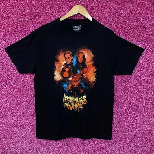 Motionless in White Watercolor Portrait T-shirt size large