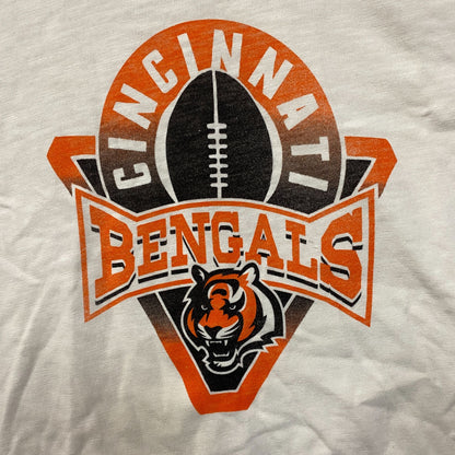 Junk Food Clothing Women's NFL Cincinnati Bengals Mock Neck Crop Tee XL