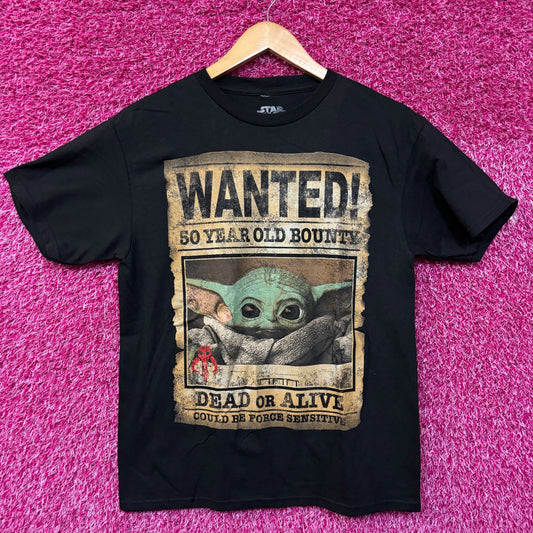 Star Wars Grogu Wanted Poster tshirt size medium