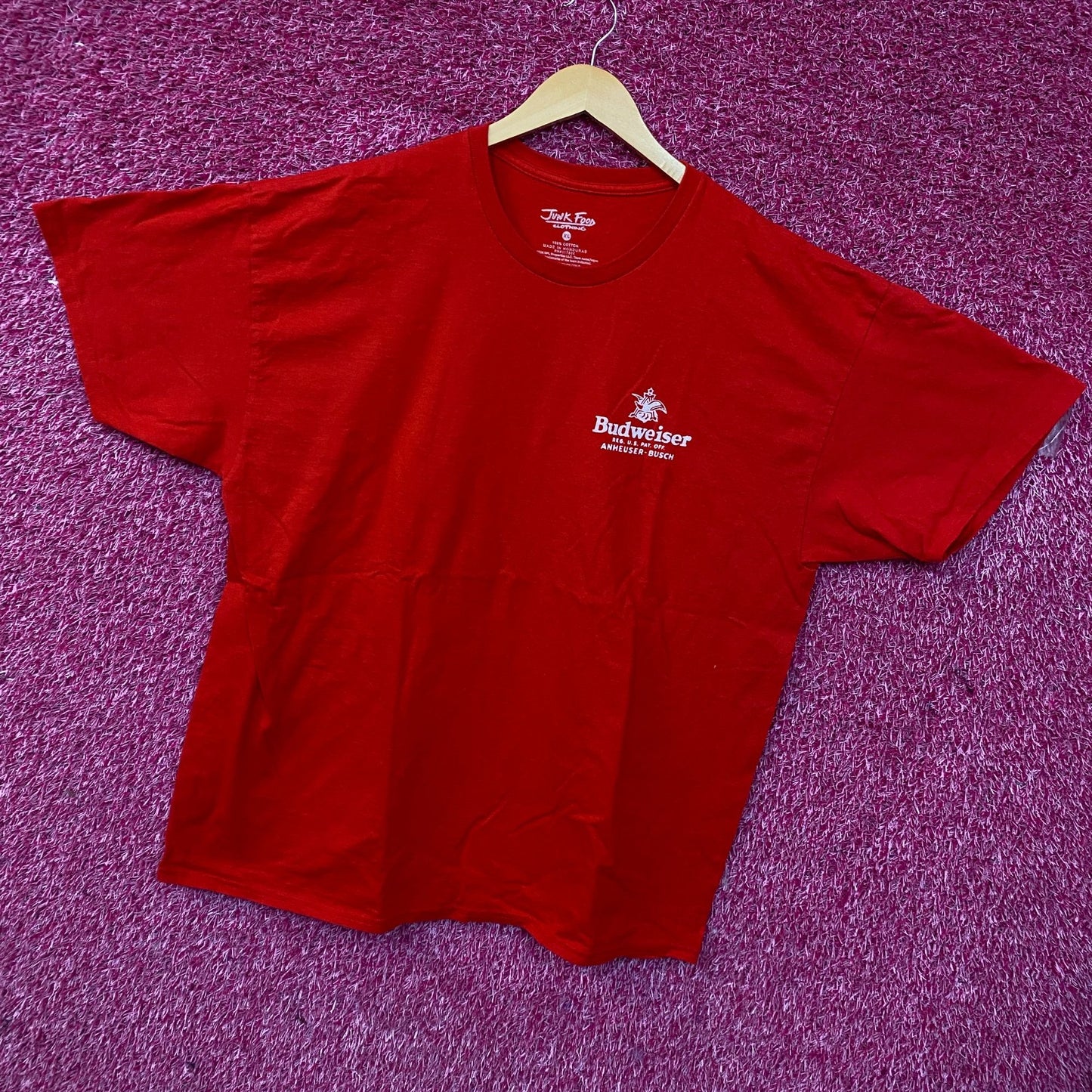 Junk Food Budweiser Anheuser-Busch Vintage Style T-Shirt XL